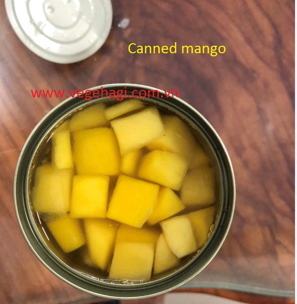 Canned mango